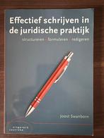 Effectief schrijven in de juridische praktijk, Ophalen of Verzenden, Alpha, Zo goed als nieuw, HBO