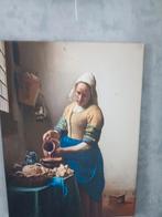 canvasdoek melkmeisje, Huis en Inrichting, Ophalen, Minder dan 50 cm, Gebruikt, Schilderij
