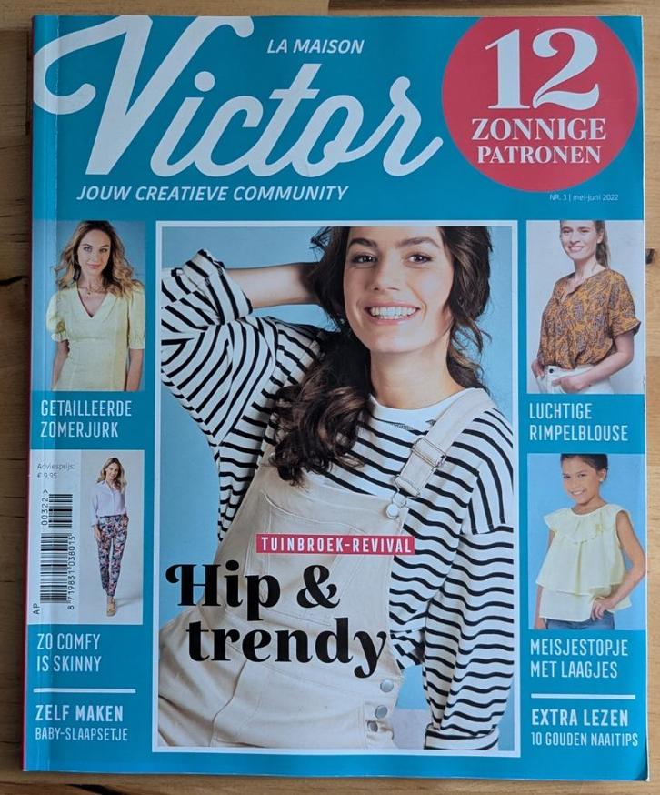 La maison Victor nr 3 mei-jun 2022, Hobby en Vrije tijd, Kledingpatronen, Gebruikt, Vrouw, Overige merken, Ophalen of Verzenden
