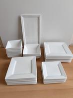 37 delig vierkant servies (8 personen), Ophalen, Zo goed als nieuw, Bord(en), Overige stijlen