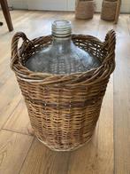 Fles in rieten mand, Ophalen, Gebruikt