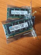 2x 512MB DDR PC2700U SODIMM Geheugen, Gebruikt, Ophalen of Verzenden, DDR, Laptop