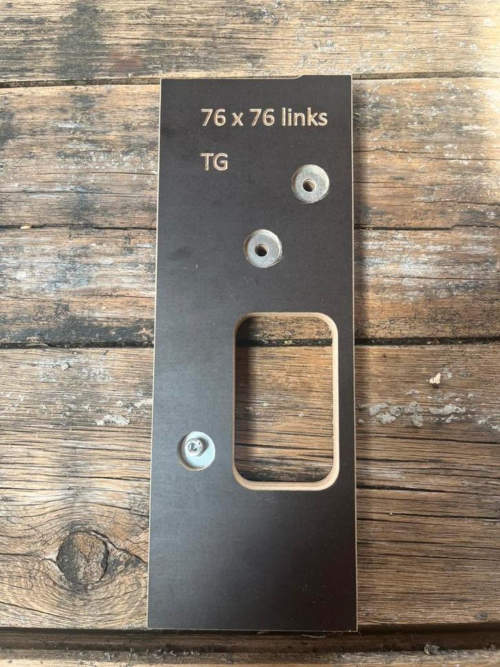 Freesmal 76x76 schatnier links, Doe-het-zelf en Verbouw, Gereedschap | Freesmachines, Nieuw, Ophalen of Verzenden