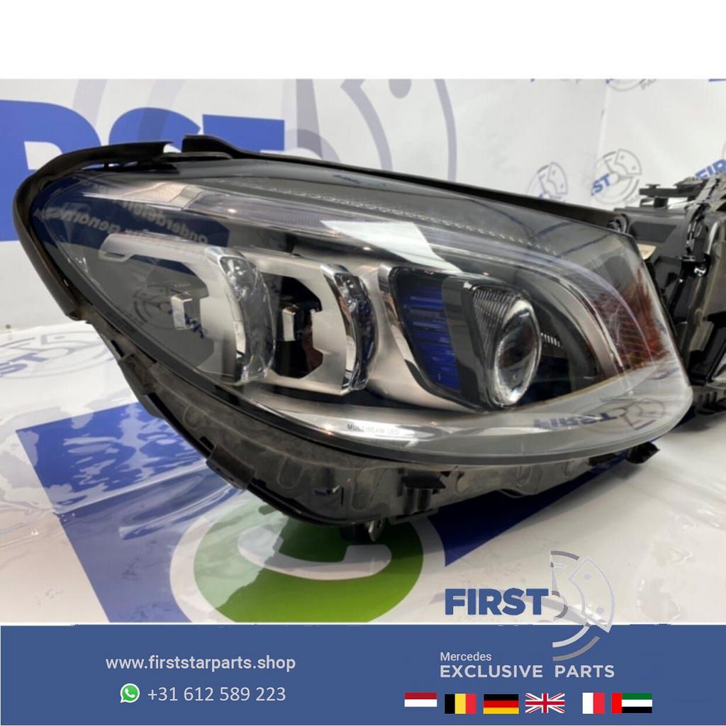 W205 Facelift Multibeam LED koplamp set COMPLEET Mercedes C, Gebruikt, -, Ophalen of Verzenden, -