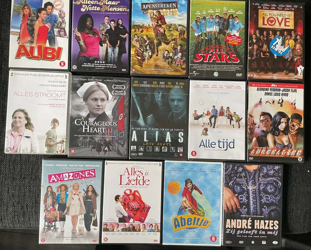 Nederlandse Films (12 voor €10), Alle leeftijden, Ophalen of Verzenden, Zo goed als nieuw, Actie en Avontuur