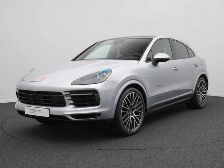 Porsche Cayenne Coupe 3.0 V6 462pk E-hybrid 2022 Grijs, Auto's, Porsche, Particulier, Cayenne, 360° camera, 4x4, ABS, Achteruitrijcamera