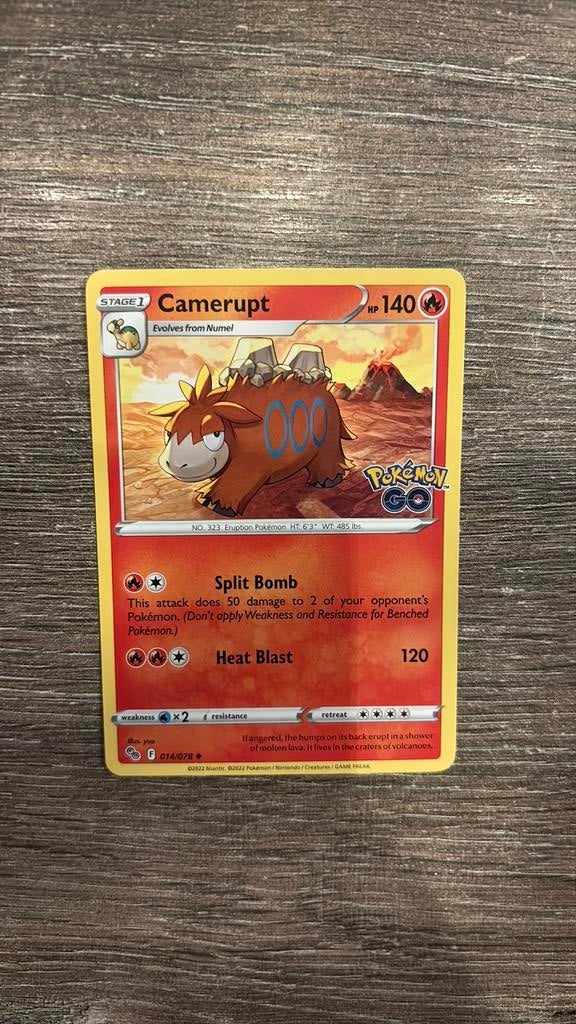 PGO Camerupt 014/078, Ophalen of Verzenden, Zo goed als nieuw