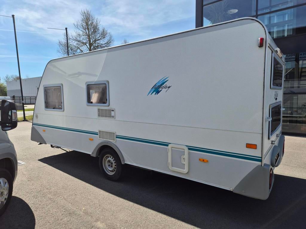 Eifelland 550TKM Stapelbed + treinzit + voortent. 5 pers., Caravans en Kamperen, Caravans, Overige typen, Bedrijf, Treinzit, Eifelland