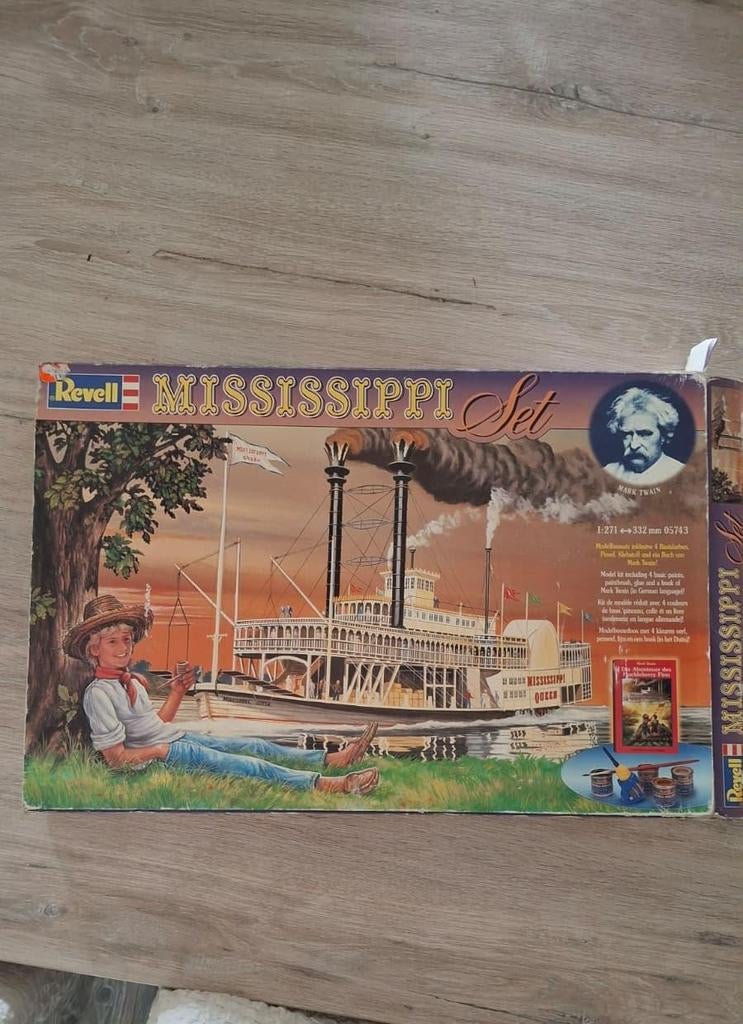 Revell 05762 Mississippi Queen Paddle Steamer Bouwkit 1:271, Hobby en Vrije tijd, Ophalen of Verzenden, Zo goed als nieuw, 1:50 tot 1:200