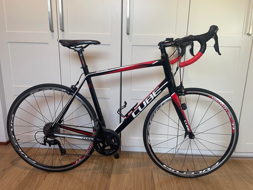 Cube Peloton racefiets framemaat 60 incl. Standaard, 28 inch, Gebruikt, Heren, Aluminium