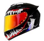 Professionele beschermende Motorhelm Unisex in Venom stijl, Ophalen of Verzenden, Nieuw met kaartje, Overige typen, Overige merken