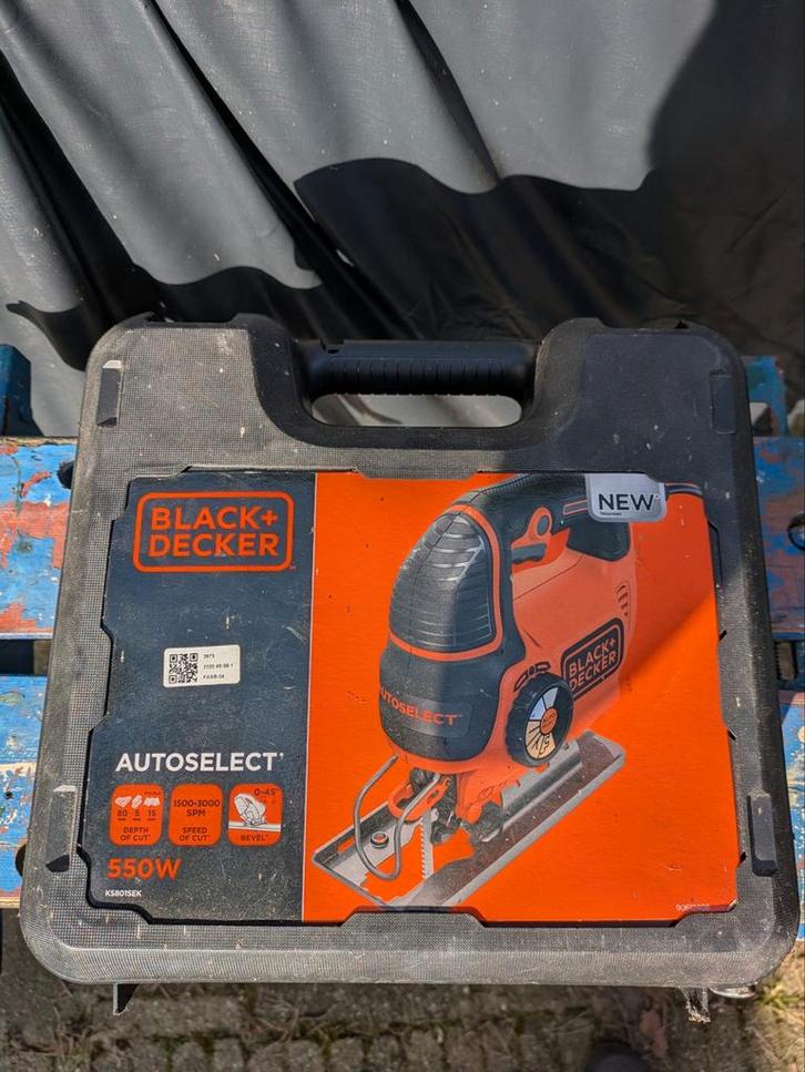 Black+Decker Autoselect Decoupeerzaag 550W, Doe-het-zelf en Verbouw, Gereedschap | Zaagmachines, Gebruikt, Decoupeerzaag, Minder dan 600 watt