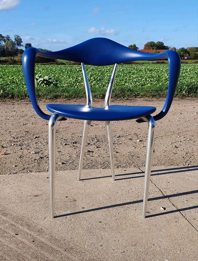 Set 3 verschillende Ycami stoelen, Huis en Inrichting, Stoelen, Ophalen, Gebruikt, Drie, Metaal