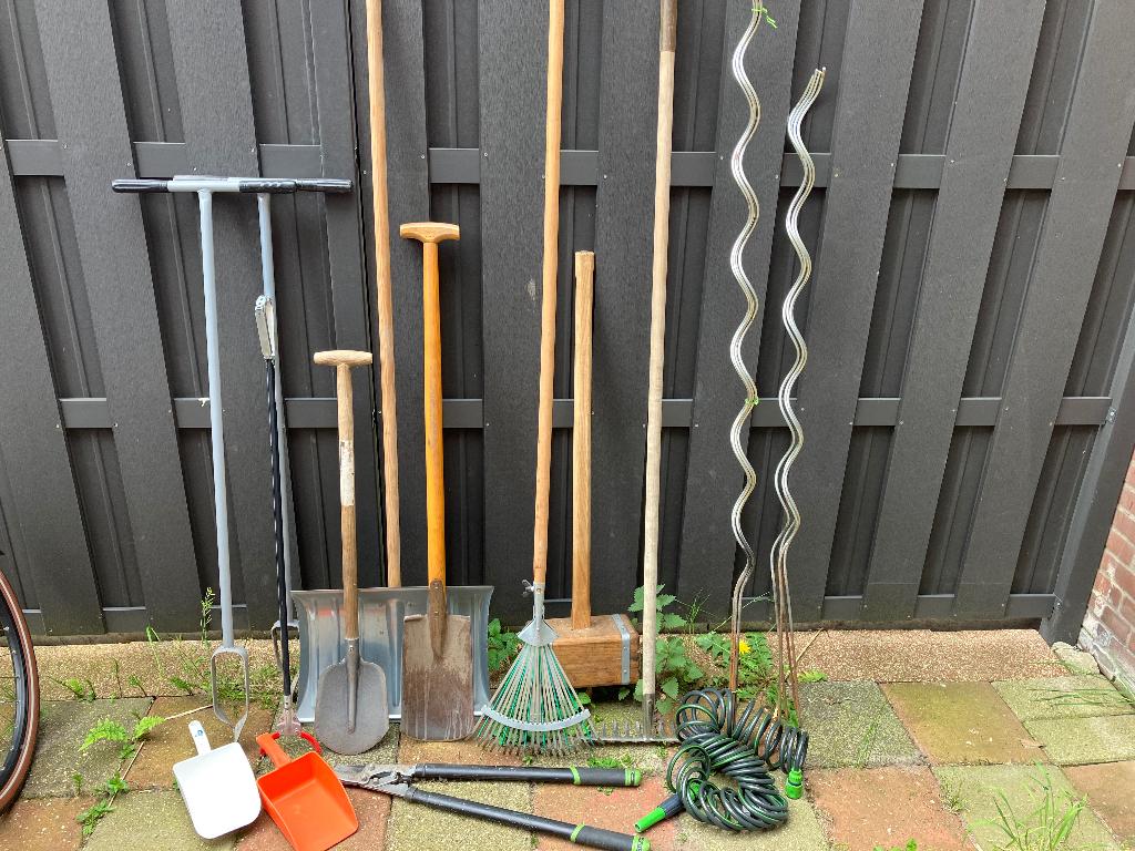Tuinspullen, Tuin en Terras, Hand-tuingereedschap, Gebruikt, Overige soorten, Ophalen