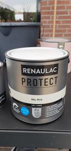 Nieuwe Renaulac Lak Zijdeglans RAL9016 2,5liter, Doe-het-zelf en Verbouw, Verf, Beits en Lak, Ophalen, Nieuw, Wit, Lak