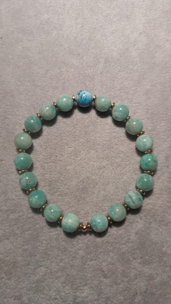 Mooie lepidoliet armband, Overige materialen, Paars, Nieuw, Ophalen of Verzenden