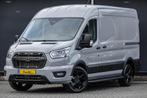 Ford Transit L2H2 | 2.0Tdci 165Pk A8 Aut. | 350 | Raptor Edi, Auto's, Bestelauto's, 12 maanden, Stof, Zwart, 4 cilinders