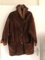 Sergio Cassani Suède Leren Jas met Lamswol Voering, Ophalen of Verzenden, Gedragen, Maat 42/44 (L), Bruin
