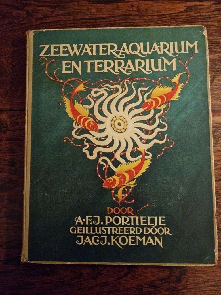 Zeewater-Aquarium en Terrarium - A.F.J. Portielje (1930), Ophalen of Verzenden