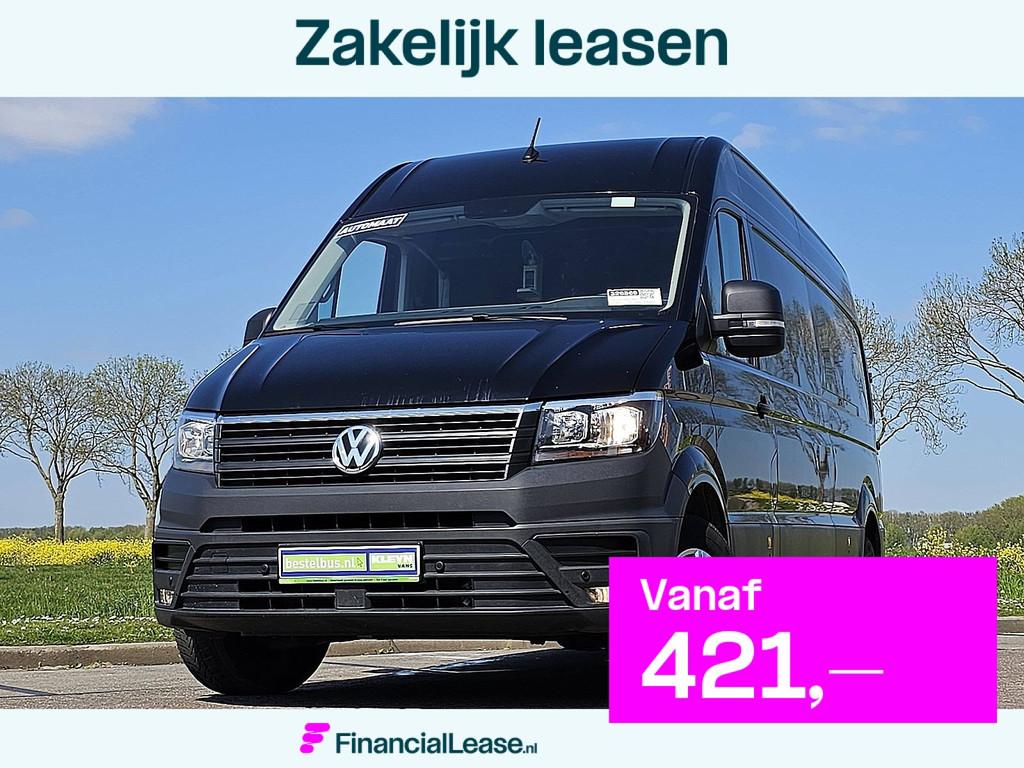VOLKSWAGEN CRAFTER 35 2.0 l4h3 automaat euro6, Automaat, Gebruikt, Volkswagen, Zwart
