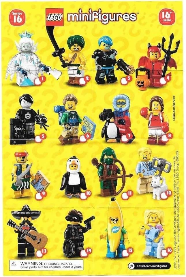 Lego minifigures serie 16 - 71013, Kinderen en Baby's, Speelgoed | Duplo en Lego, Nieuw, Lego, Minifiguur, Compleet, Ongeopend/sealed