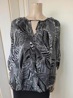 Summum blouse viscose zwart/wit maat 40/L, Summum, Zwart, Maat 42/44 (L), Ophalen of Verzenden
