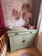 Vintage look commode en kast babykamer lichtgroen, Ophalen, Gebruikt, 50 tot 70 cm, 100 cm of meer