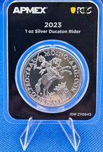 (7699) APMEX COIN CARD  RESTRIKE  DUCATON 2025, Vóór koninkrijk, Zilver, Losse munt, Overige waardes