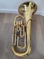 Gecompenseerde euphonium Van der Glas, goed werkend, Muziek en Instrumenten, Blaasinstrumenten | Overige, Ophalen of Verzenden