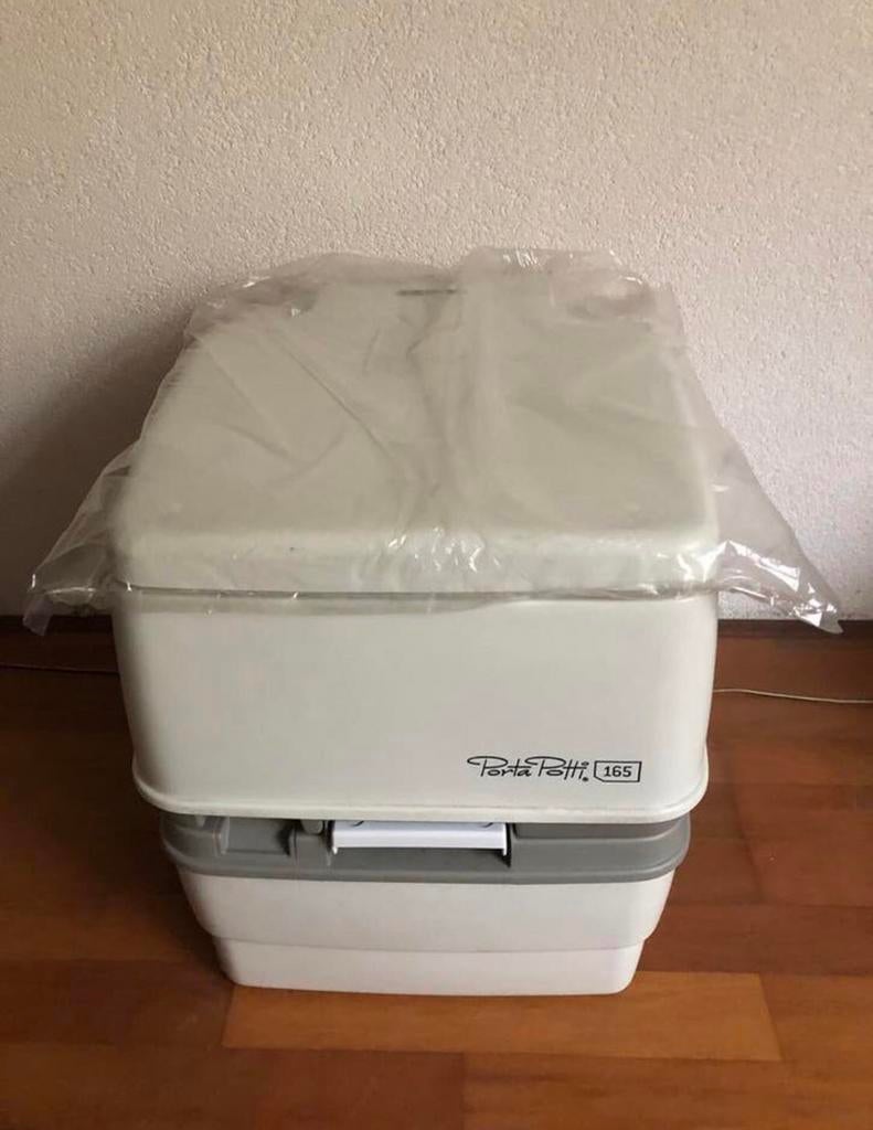 Mobiele camping toilet, Ophalen of Verzenden, Zo goed als nieuw