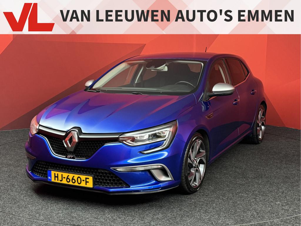 Renault Mégane 1.6 TCe GT | Automaat | 4 Controle | Keyless, Gebruikt, 4 cilinders, Met garantie (alle), Blauw