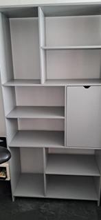 Mooie licht grijze kast/wandmeubel, Ophalen, Met deur(en), Zo goed als nieuw, Minder dan 150 cm