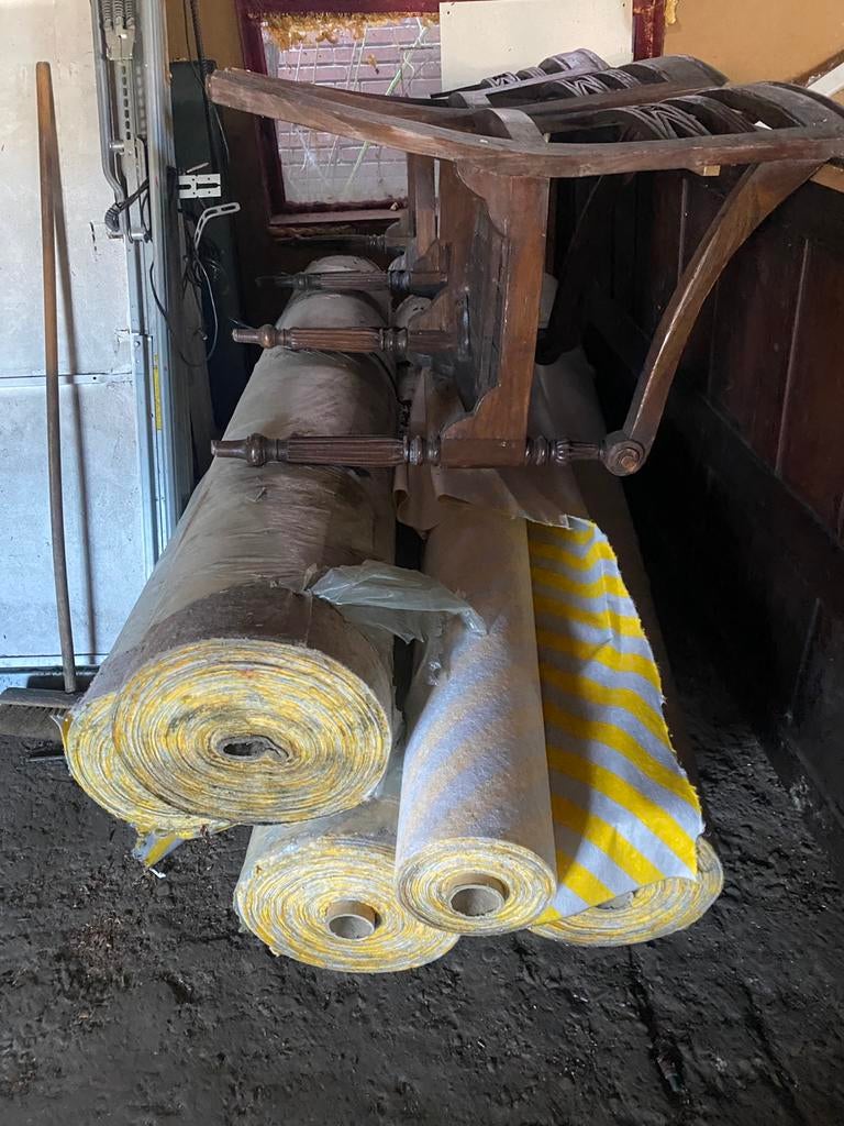 Stof, Ophalen, 120 cm of meer, Geel, Zo goed als nieuw