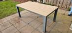 Moderne aluminium tuintafel met polywood blad, Tuin en Terras, Tuintafels, Ophalen of Verzenden, Gebruikt, Rechthoekig, Aluminium