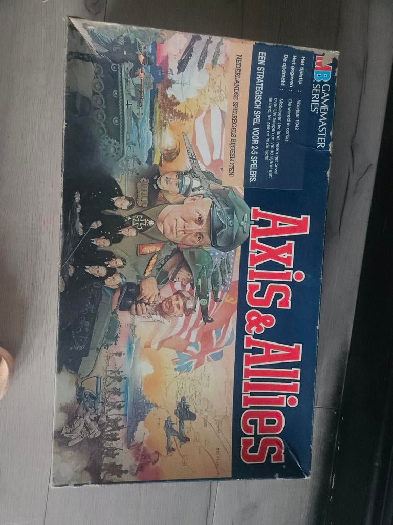 Axis & Allies bordspel Echt als nieuw en compleet., Ophalen of Verzenden