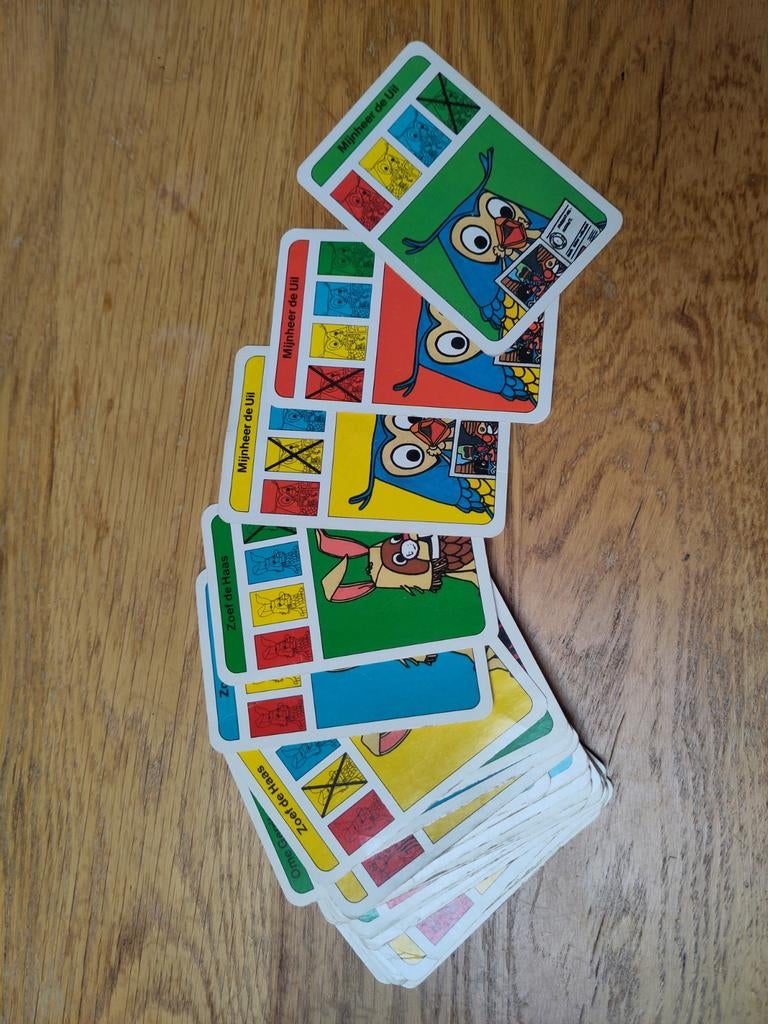 Fabeltjes kwartet kaart spel incompleet, Ophalen of Verzenden, Plaatje