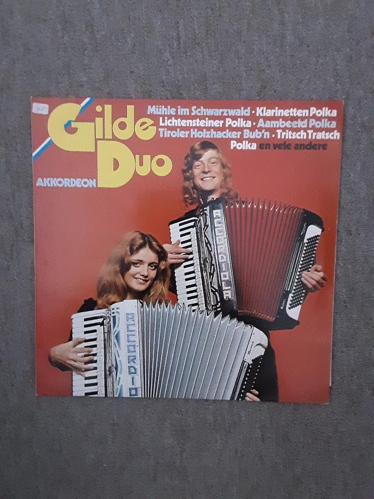 vinyl lp Gilde Duo akkordeon, Gebruikt, Originele persing, 1980 - 1989, Ophalen of Verzenden