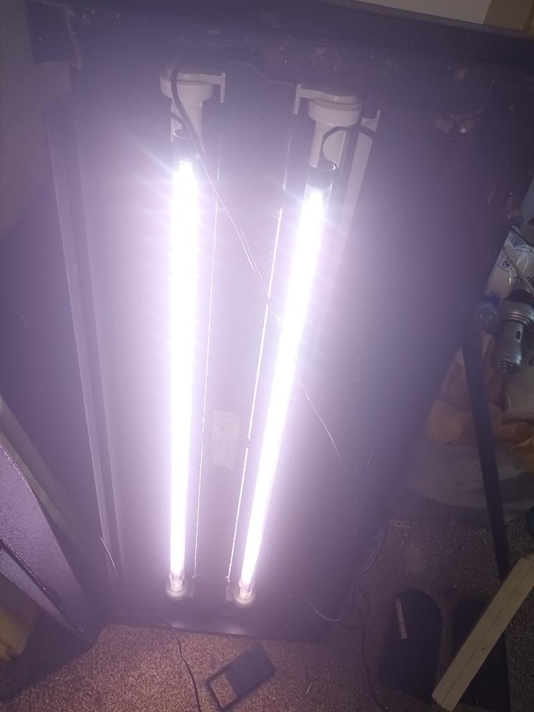 2x superfish retro led lampen aquarium 85cm, Dieren en Toebehoren, Vissen | Aquaria en Toebehoren, Gebruikt, Verlichting of Verwarming