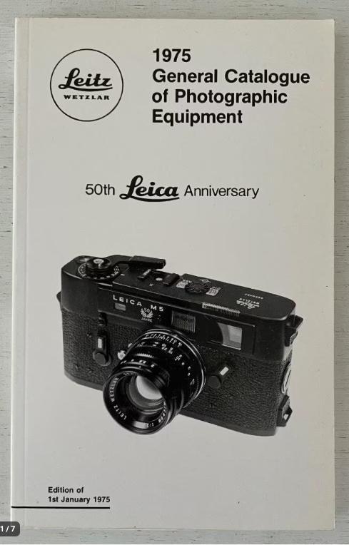 1975 General Catalogue of photographic equipment (Leica), Boeken, Hobby en Vrije tijd, Zo goed als nieuw, Overige onderwerpen