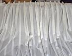 1 Lange vitrage van 260 cm hoog en 155 cm breed, 200 cm of meer, Wit, 150 tot 200 cm, Ophalen of Verzenden
