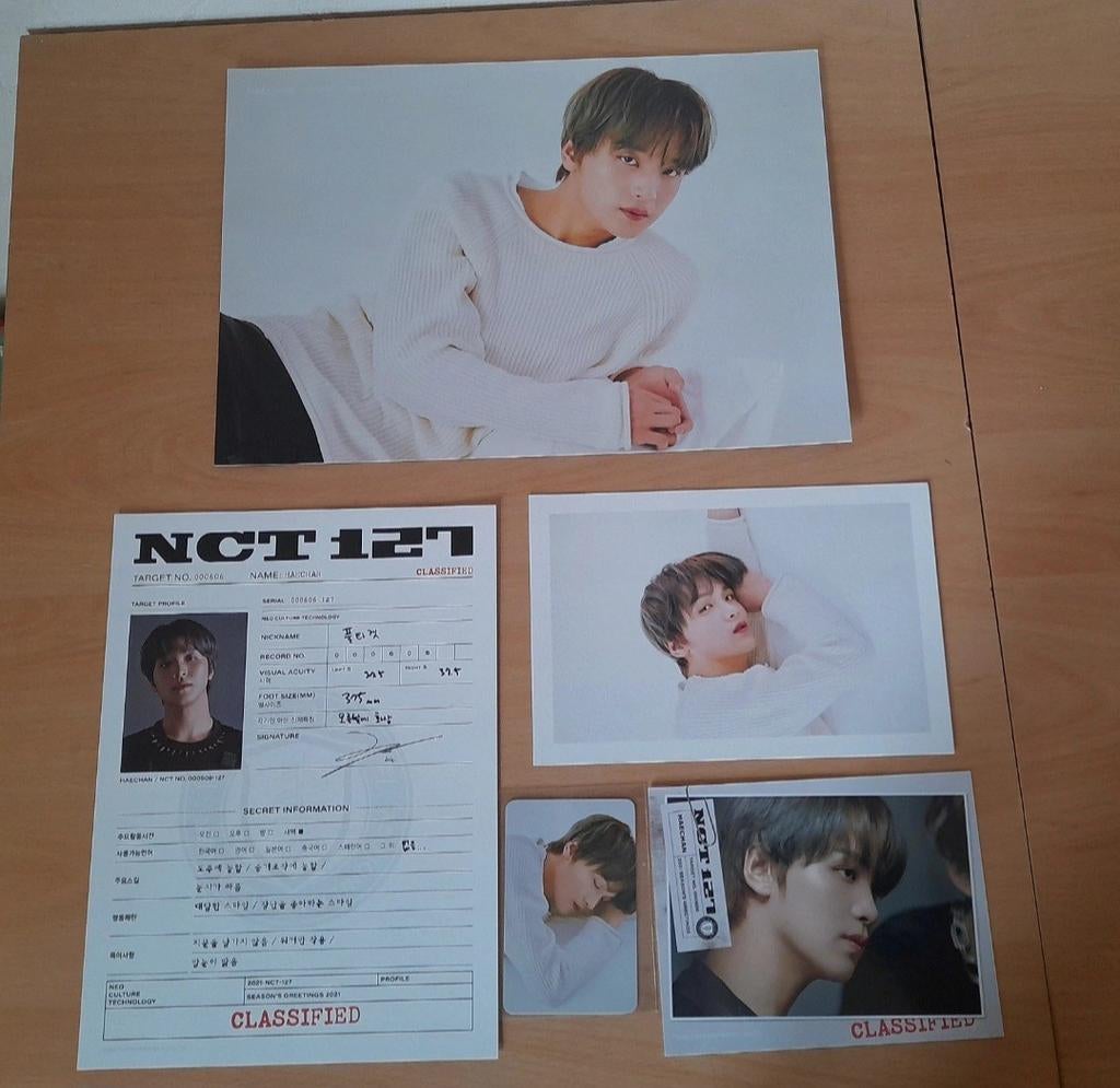 Nct Haechan season greetings inclusions set, Verzamelen, Muziek, Artiesten en Beroemdheden, Ophalen of Verzenden, Zo goed als nieuw