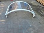 Deurdak, voordeur,  witte aluminium frame., Ophalen