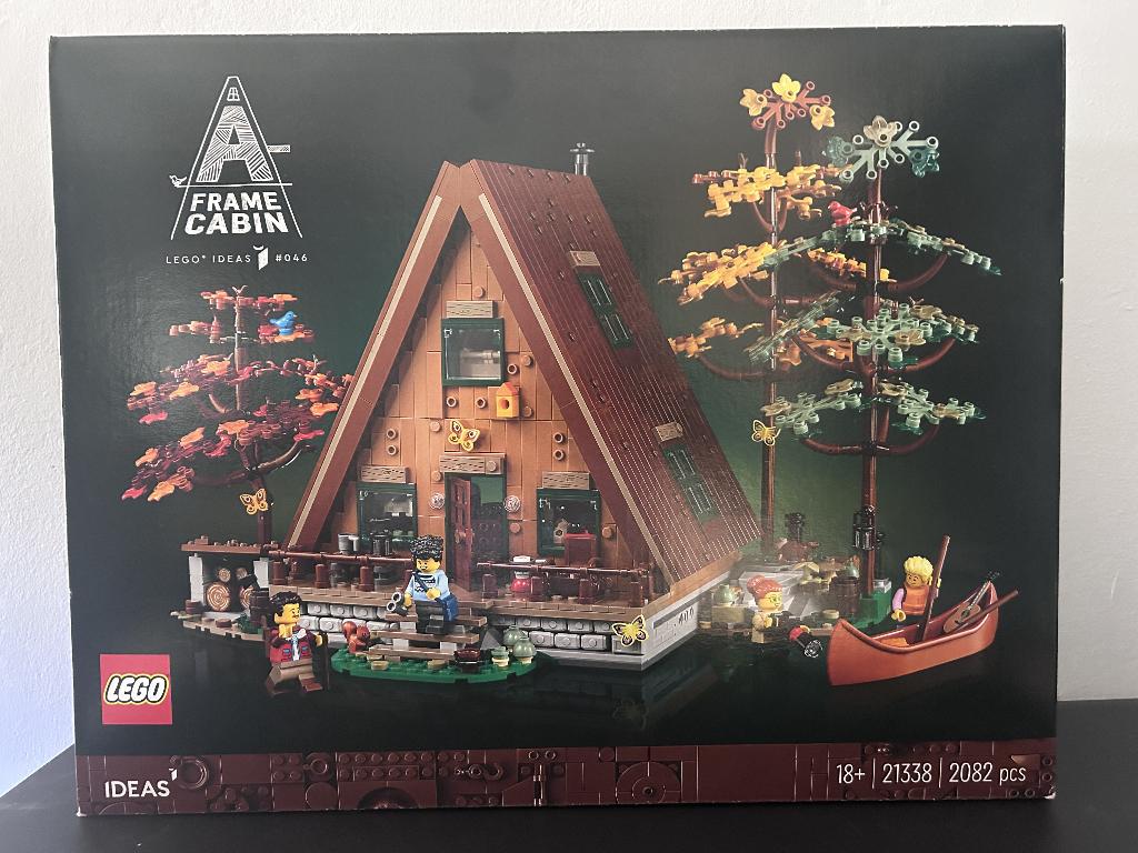 LEGO Ideas A-Frame Boshut Modelbouw Set - 21338, Kinderen en Baby's, Speelgoed | Duplo en Lego, Lego, Ophalen of Verzenden, Compleet