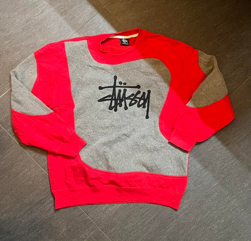 Retro sweater stüssy, Ophalen of Verzenden, Zo goed als nieuw, Maat 52/54 (L), Zwart