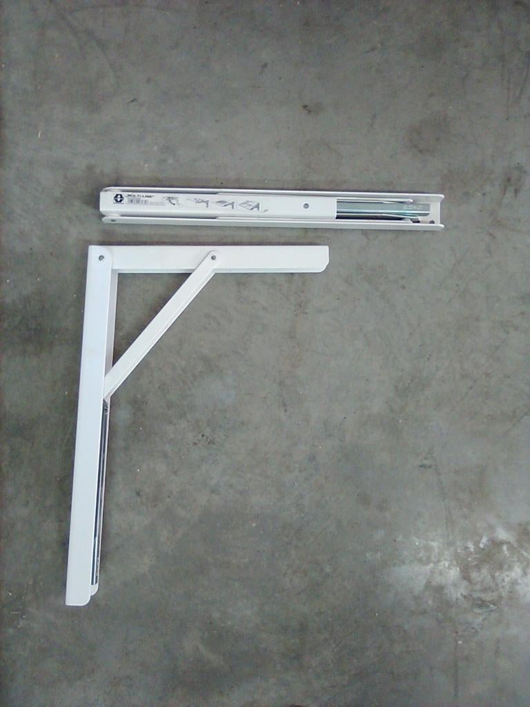 Plankdrager Multi-Line opklapbaar 20x30 cm wit 2 stuks, Ophalen of Verzenden, Nieuw