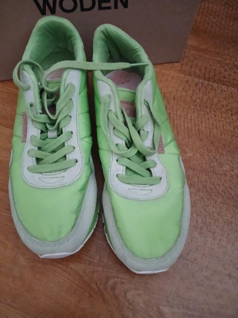 Woden sneakers felgroen maat 39, Ophalen of Verzenden