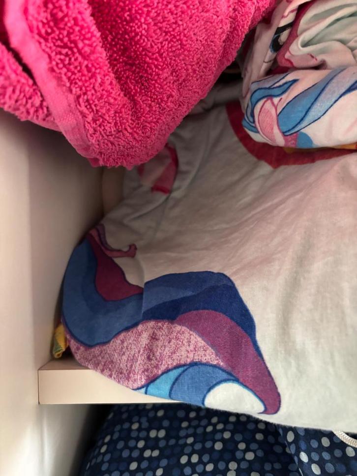 Dekbed overtrek eenhoorn, Kinderen en Baby's, Kinderkamer | Beddengoed, Zo goed als nieuw, Dekbedovertrek, Blauw, Meisje, Ophalen