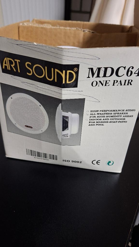Art sound MDC 64 geluidsboxen voor tevens vochtige ruimtes, Overige typen, Nieuw, 120 watt of meer, Ophalen