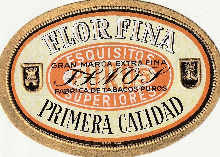 etiket kl -219    sigarenbandjes, Verzamelen, Ophalen of Verzenden, Gebruikt, Sigarenbandjes