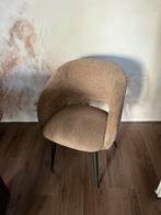 Stoel Antony Caramel Kwantum - 6 stuks, Ophalen, Bruin, Zo goed als nieuw, Stof
